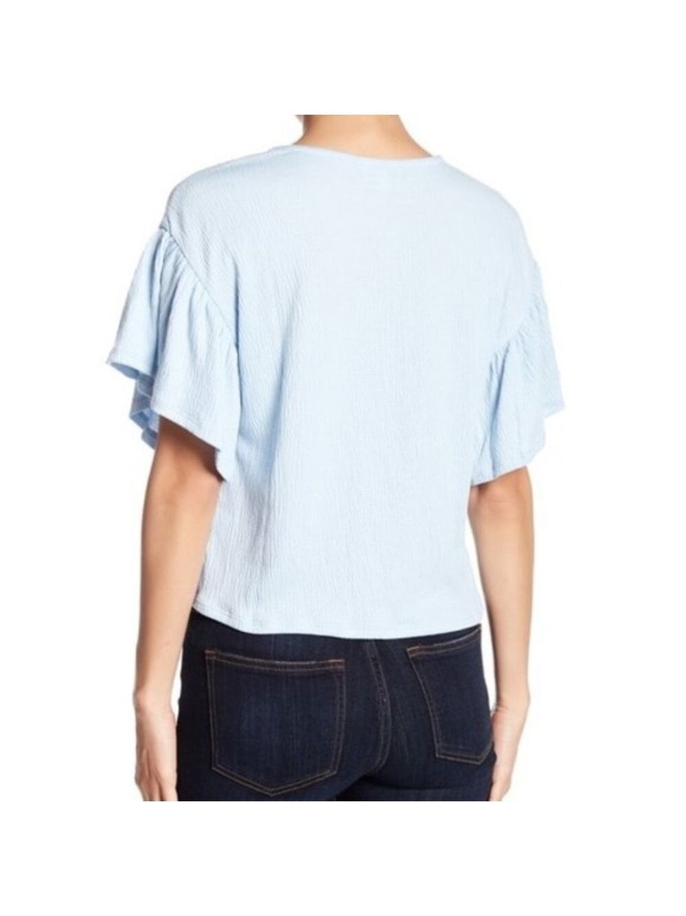 Ten Sixty Sherman Ruffle Sleeve Tee - Picture 2 of 6